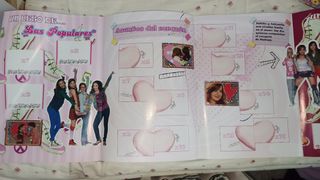 2 Álbumes cromos Patito Feo+60postales+Libreta