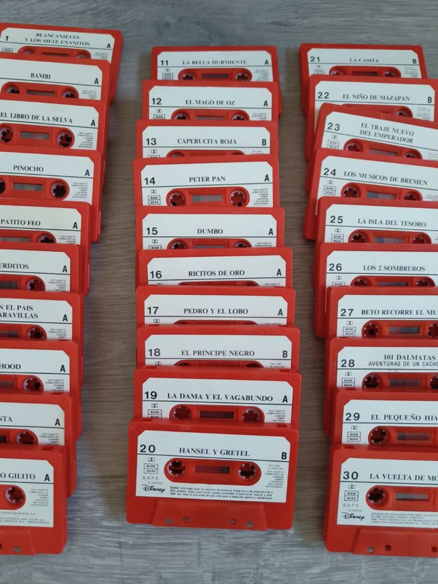 Cassettes Audiolibros Disney Coleccionista