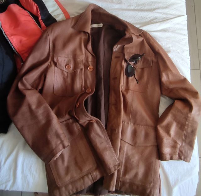 Giacca stile "Blazer classico" in pelle tg. M