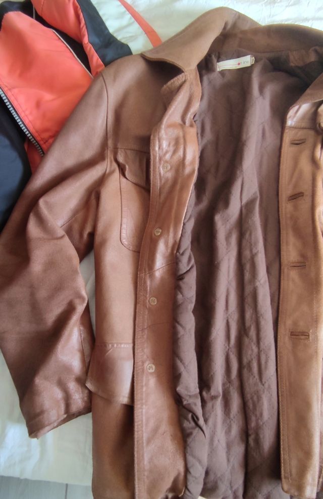 Giacca stile "Blazer classico" in pelle tg. M