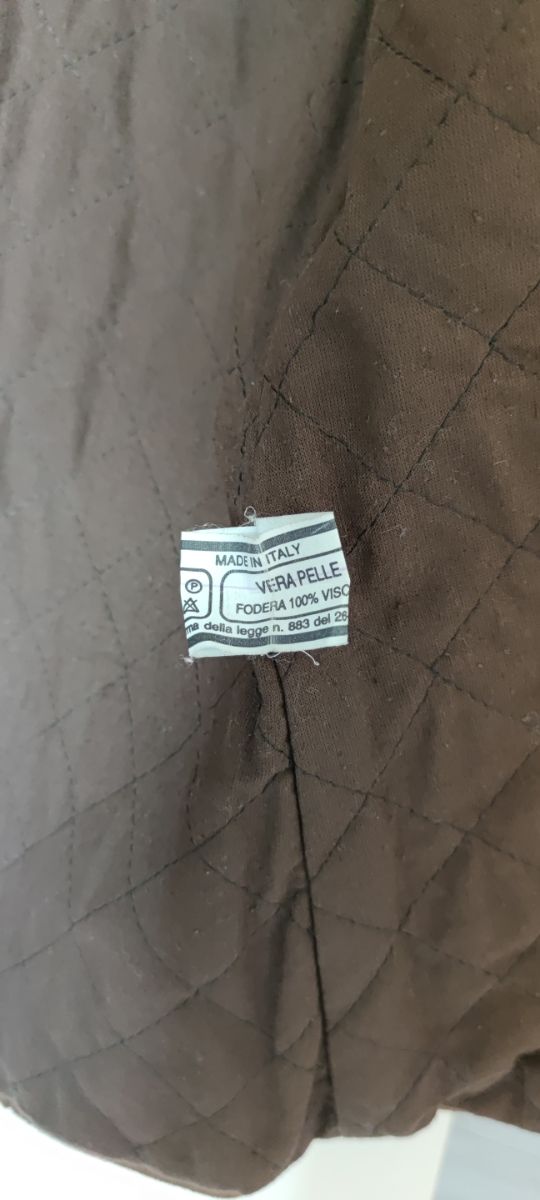 Giacca stile "Blazer classico" in pelle tg. M