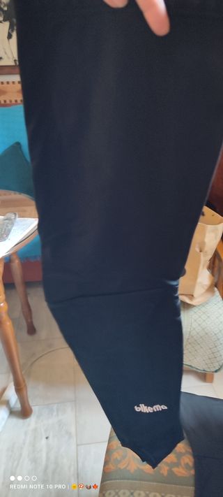 leggings ciclismo negros. Tamaños junior y adulto