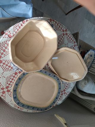 Sopera y bandeja de cerámica PAVILLON CLASS