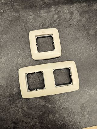 placa 1 elemento marfil simon 27 (antiguo)