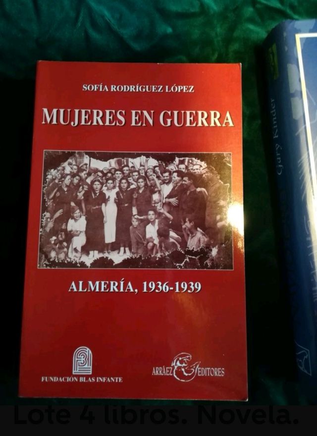 Lote de 4 libros Novela.