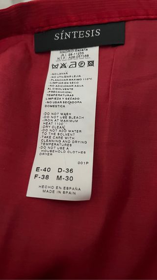 CONJUNTO SEDA FALDA Y BLUSA