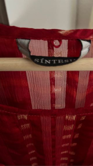 CONJUNTO SEDA FALDA Y BLUSA