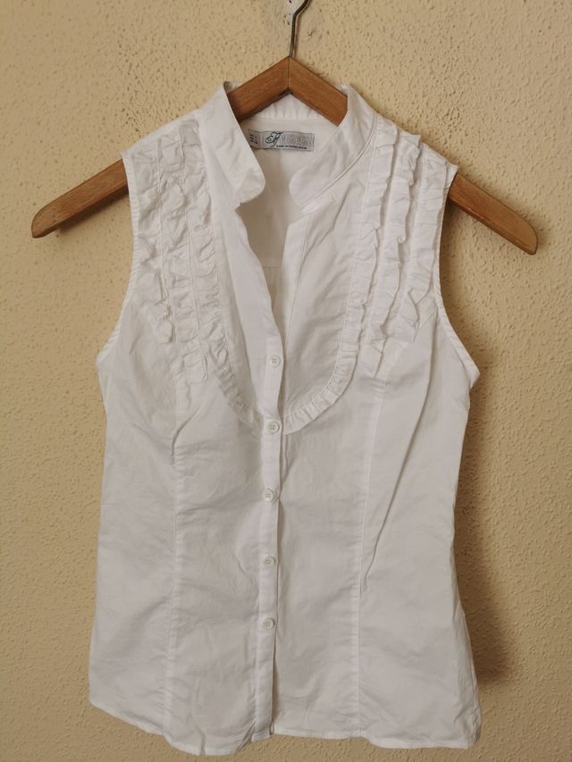 Camisa chica talla L de Zara.