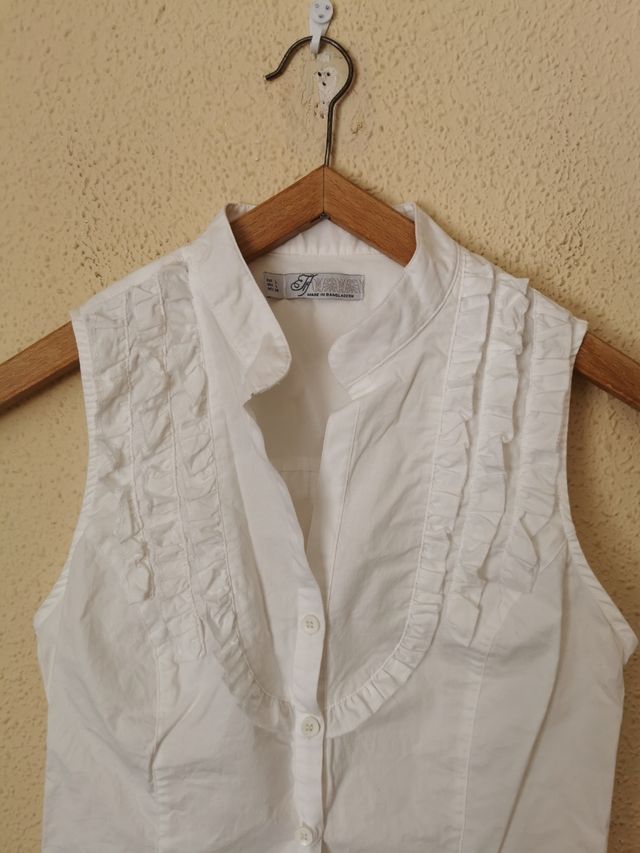 Camisa chica talla L de Zara.