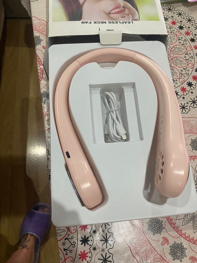 Ventilador portátil. Cuello   