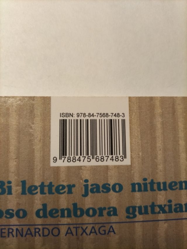 bi letter jaso nituen oso denpora gutxian