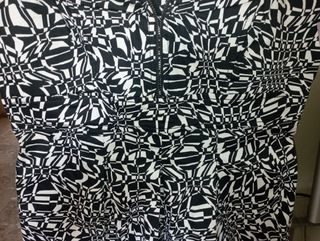 Vestido Zara Estampado Geométrico Psicodélico 60's