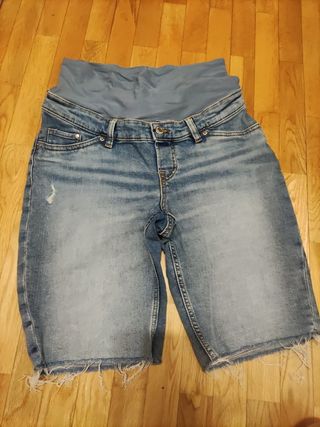 Vaqueros bermudas embarazada hym talla S