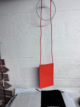 BOLSO BIMBA Y LOLA PIEL NARANJA NUEVO