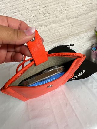 BOLSO BIMBA Y LOLA PIEL NARANJA NUEVO