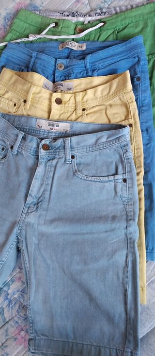 lote 4 bermudas tallas 38-40-42