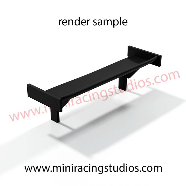 Aleron 3D Aston Martin DBR9 de SCALEXTRIC