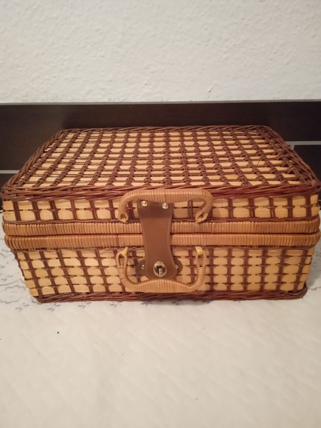 Cesta de mimbre Pícnic