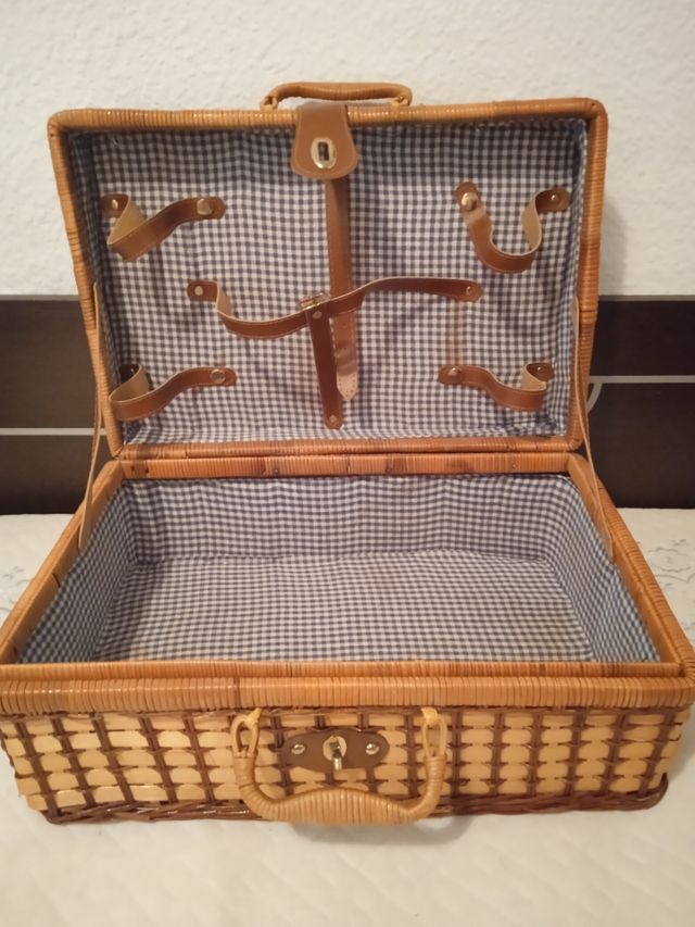 Cesta de mimbre Pícnic