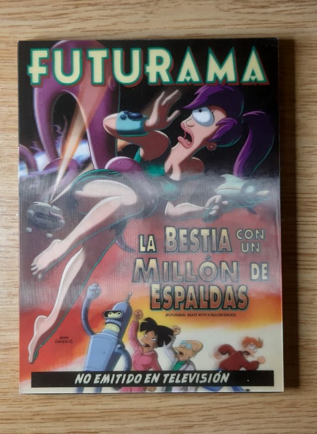 Futurama la bestia con un millón de espaldas DVD de segunda mano por 5 EUR en Barcelona en WALLAPOP