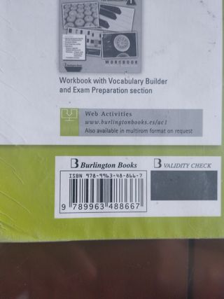 Advanced Contrast For 1 Bach, workbook, Burlington