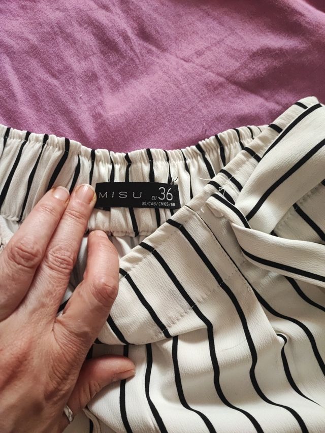 pantalón ancho New yorker