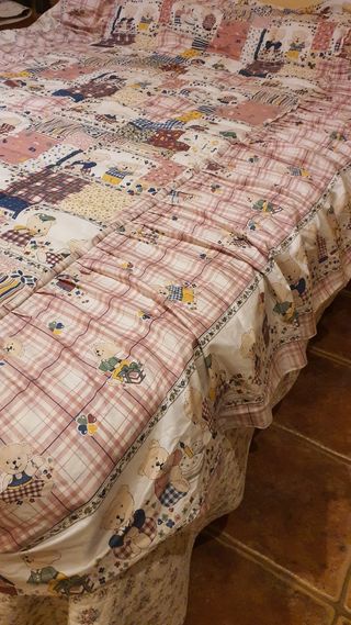 Conjunto cortinas y colcha infantil