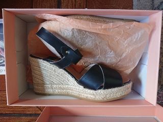 sandalia de cuña artesana