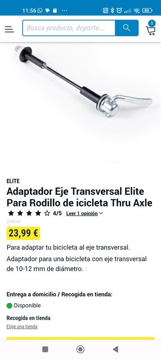 Rodillo Zycle Smart Z PRO + Rueda Mavic Aksium