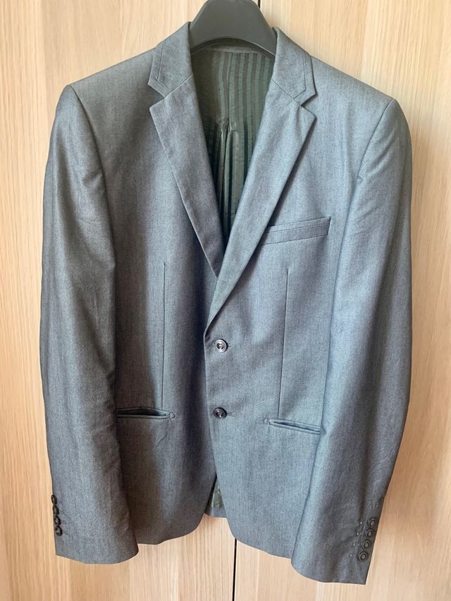 Giacca Zara Man grigio, taglia 48.