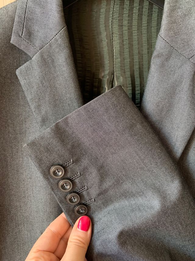 Giacca Zara Man grigio, taglia 48.