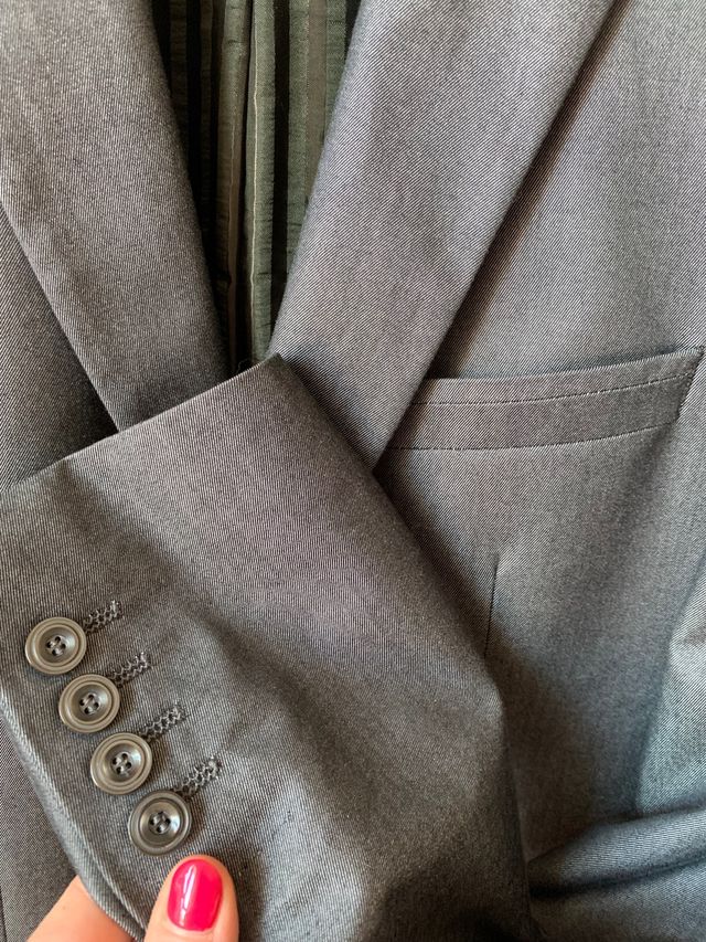 Giacca Zara Man grigio, taglia 48.