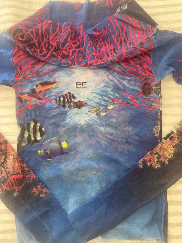 T-shirt paola Frani transparente tule