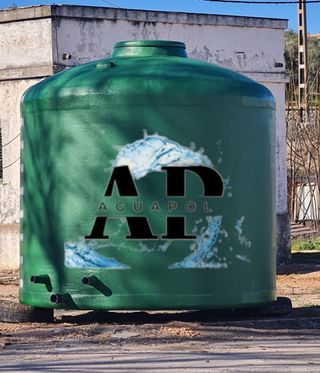 12.000 litros vertical fondo plano poliester fibra