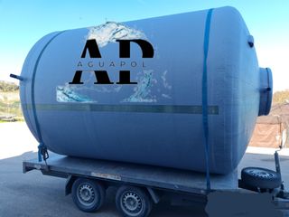 12.000 litros vertical fondo plano poliester fibra