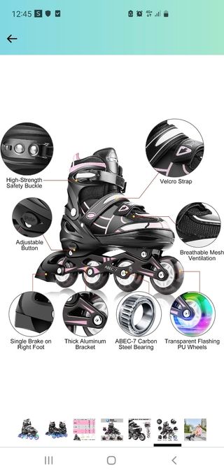 Patines ajustables talla 30-33