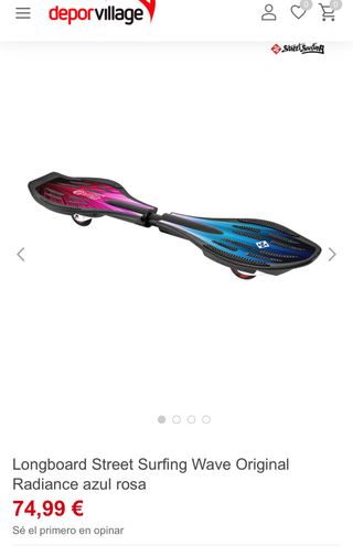 Longboard street surfing  Wave 86x23  360 