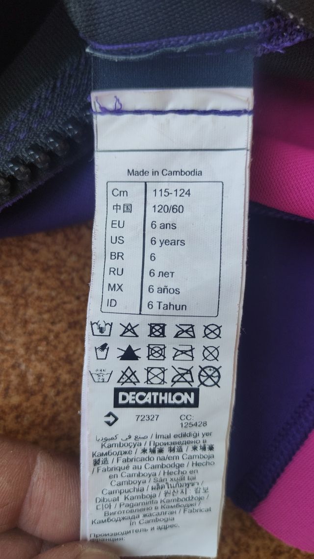 traje de neopreno corto niña