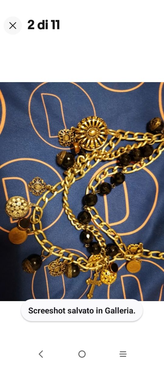 collana alta moda bruna villa