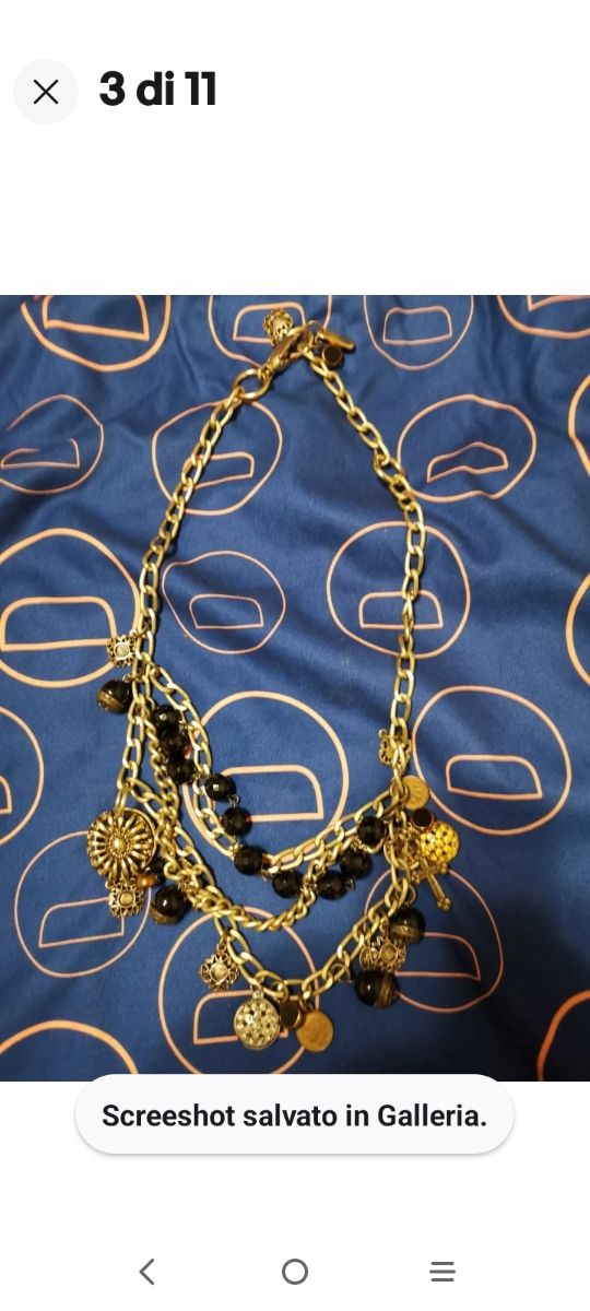 collana alta moda bruna villa