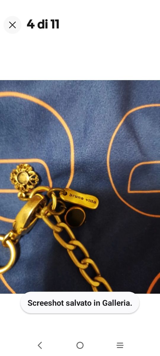 collana alta moda bruna villa