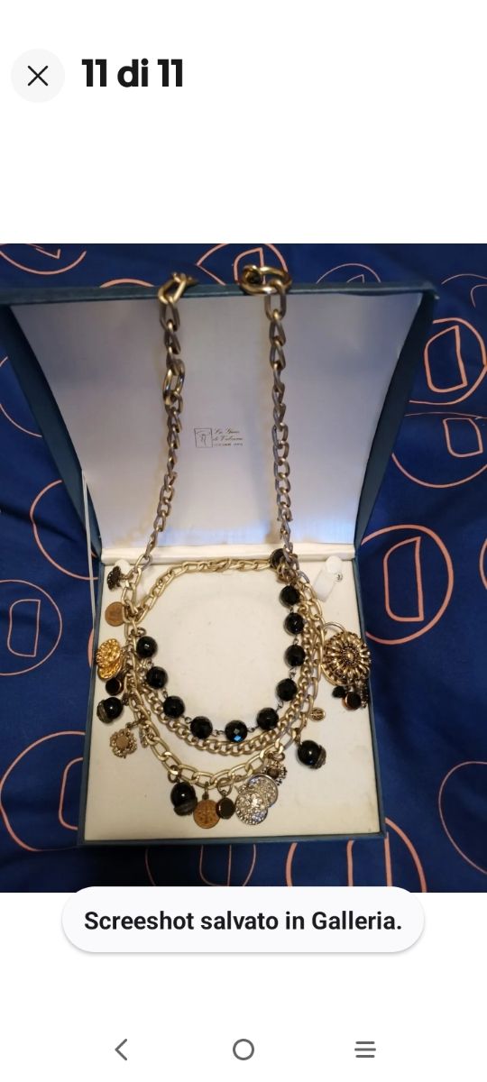 collana alta moda bruna villa