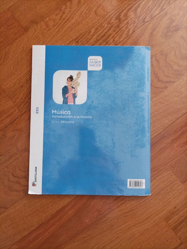 Libro de texto, música 1° ESO