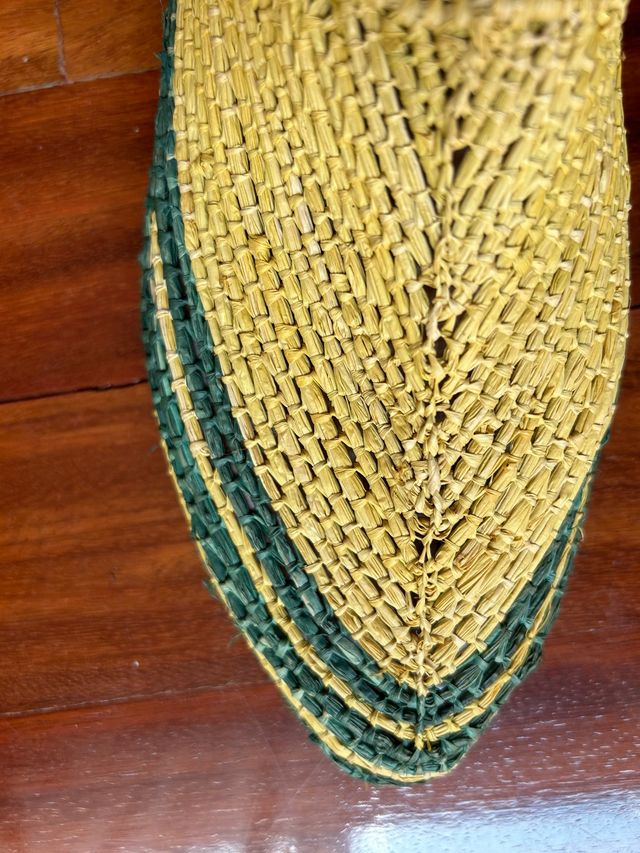 Calzado de rafia marroquí
