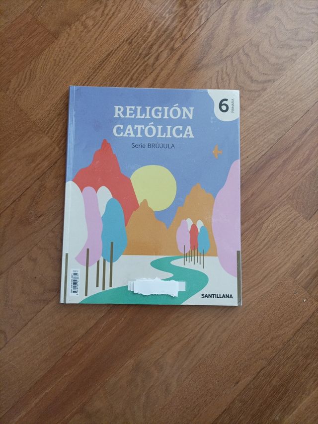 Libro de texto, religión católica 6° de primaria