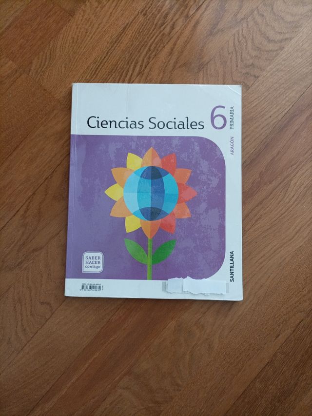 Libro de texto, ciencias sociales 6° de primaria