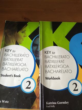 Libro y cuaderno de inglés 2 bachillerato 