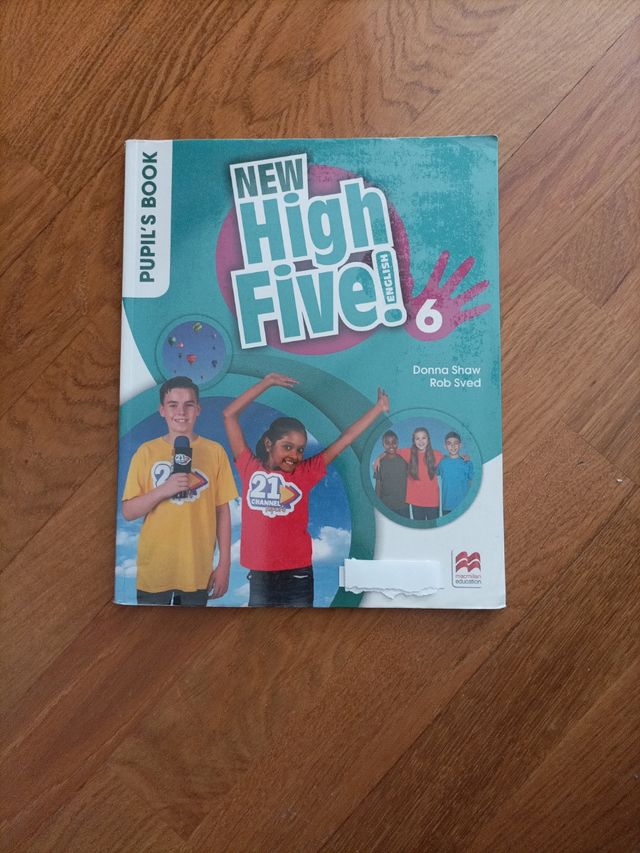 Libro de texto, inglés 6° de primaria