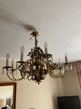 Lámpara de techo bronce