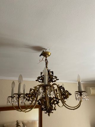 Lámpara de techo bronce